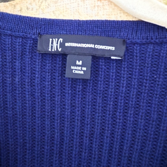 I.N.C. Pullover sweater, knotted front, size M - Picture 2 of 3